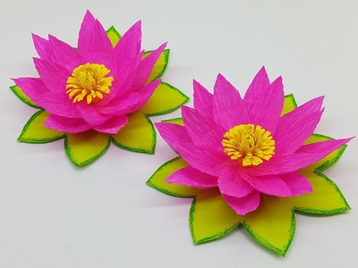 How to Make Beautiful Paper Lily Flower | DIY Paper Flowers