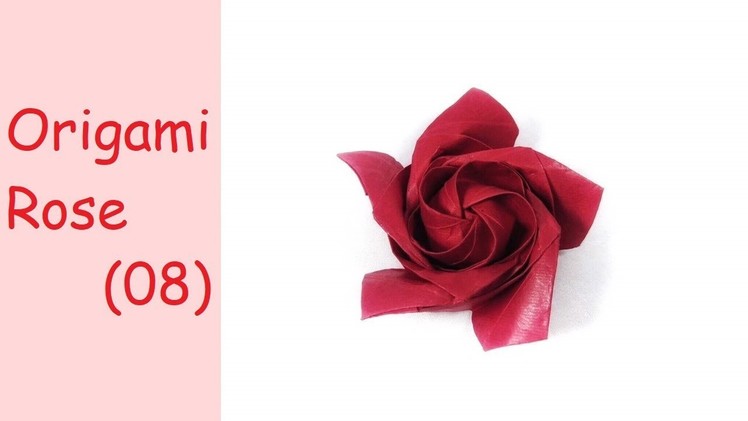 Origami Rose (08) | DIY Paper Crafts | DIY Handmade