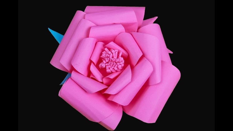 Paper flowers rose diy tutorial easy for children | Diy Rose Tutorial |  paper crafts for kids