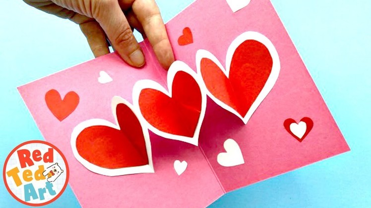 SUPER Easy Pop Up Heart Card DIY for Mother's Day or Valentine's