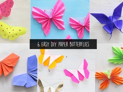 6 Easy DIY Paper Butterfly | Paper Craft