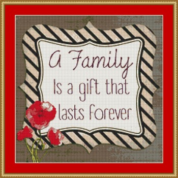 A Family Cross Stitch Pattern