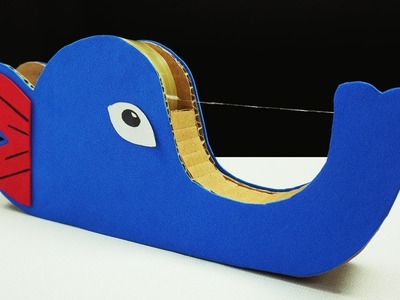 Amazing DIY Cardboard Toys - How to Make Elephant Tape Dispenser From Cardboard You Can Do It