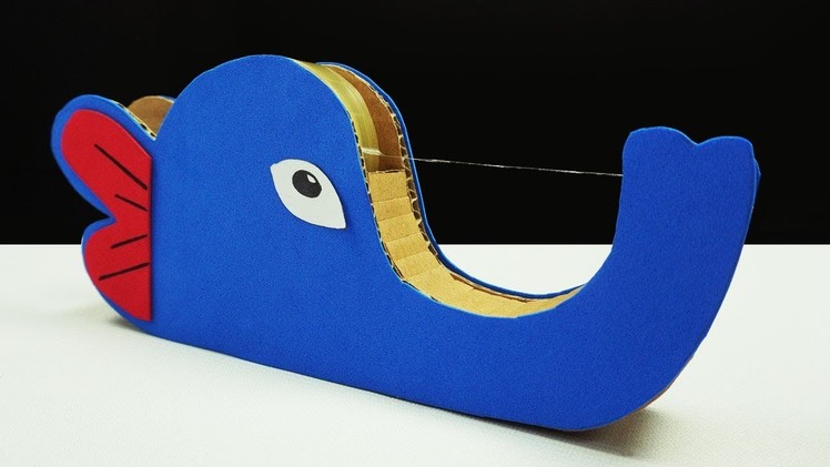 Amazing DIY Cardboard Toys - How to Make Elephant Tape Dispenser From Cardboard You Can Do It