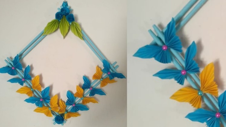Beautiful butterfly wall hanging from craft paper