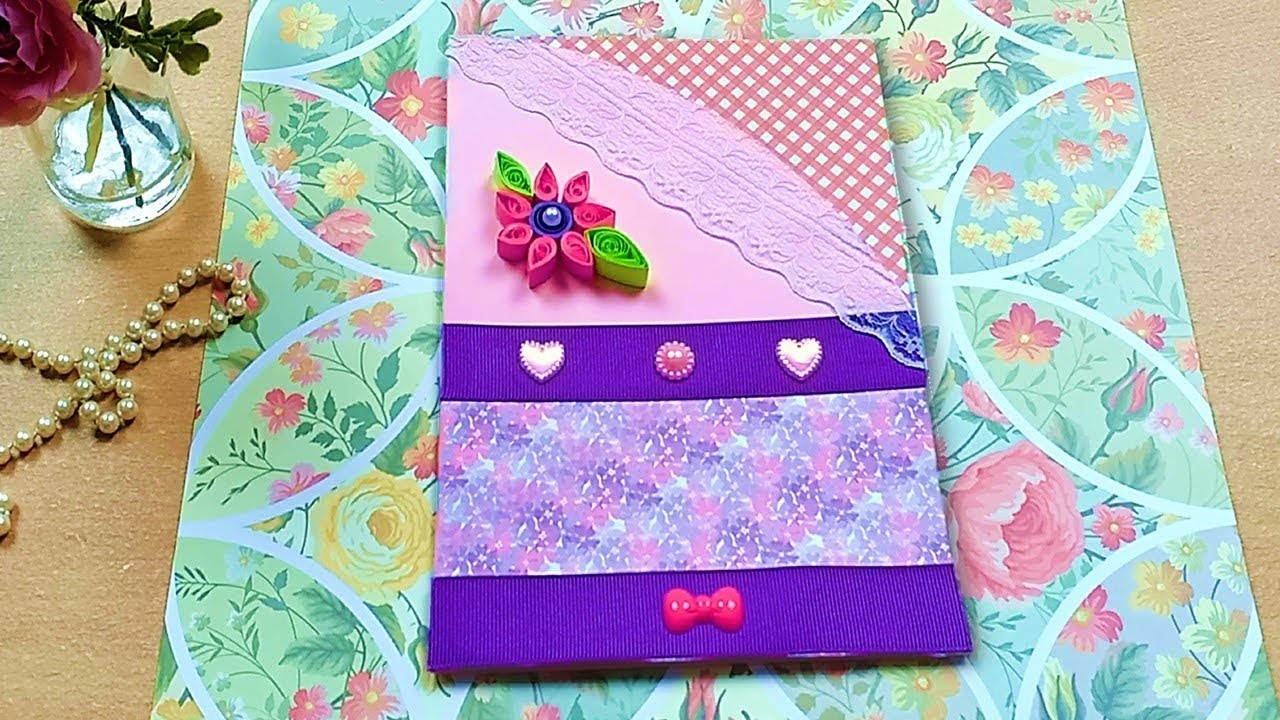Beautiful Handmade Birthday card - quilling, greeting card, craft paper - COCO Art&Craft
