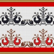 Bulgarian Birds Cross Stitch Pattern