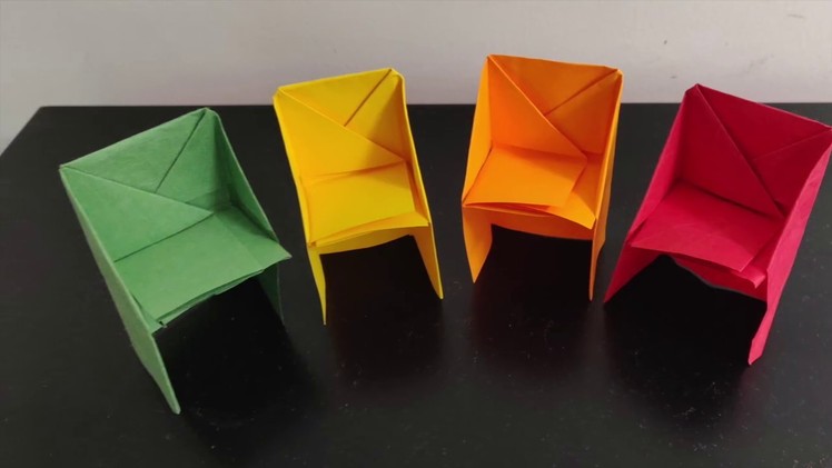 Chair Origami Craft - For Kids