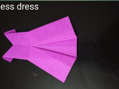 Craft for kids - 2 | Princess Dress using origami paper