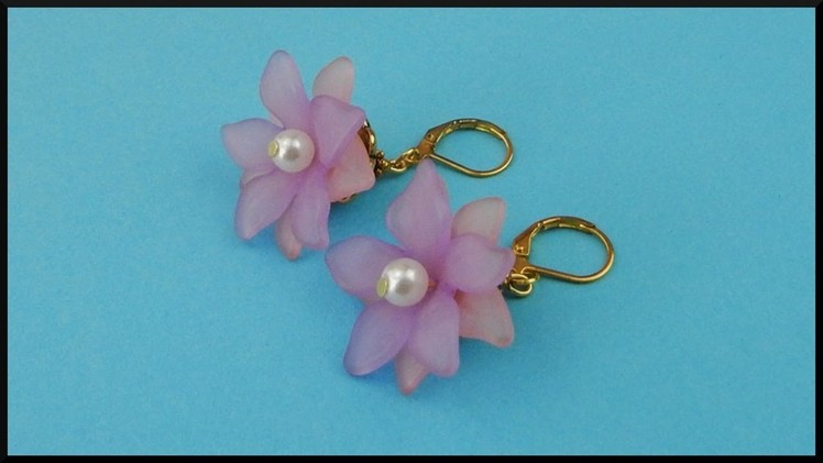 DIY | Beaded Flower Earrings | Summer Jewelry | Blumen Perlen Ohrringe
