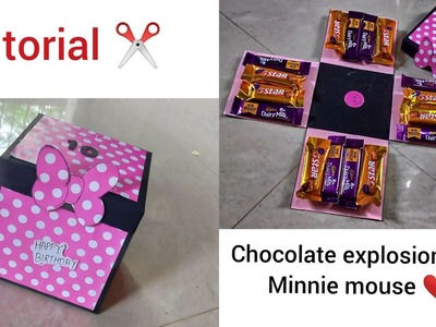 DIY Chocolate explosion box | how to make chocolate explosion box | chocolate explosion box tutorial
