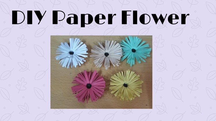 DIY & craft - Paper Flower