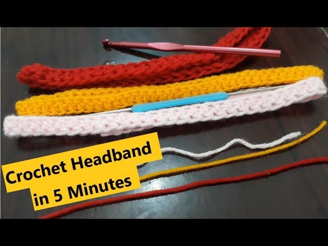 DIY Crochet Headband in 5 Minutes