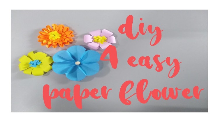 DIY IDEAS - FLOWER PAPER TUTORIAL ????| Amore PH