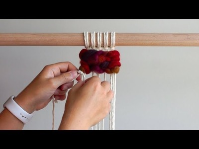 DIY Macrame Weaving Tutorial - Mini Macraweave!