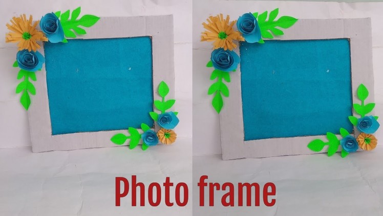 DIY New Beautiful photo frame !! Photo frame craft ideas!!NewDiY(22funmedia