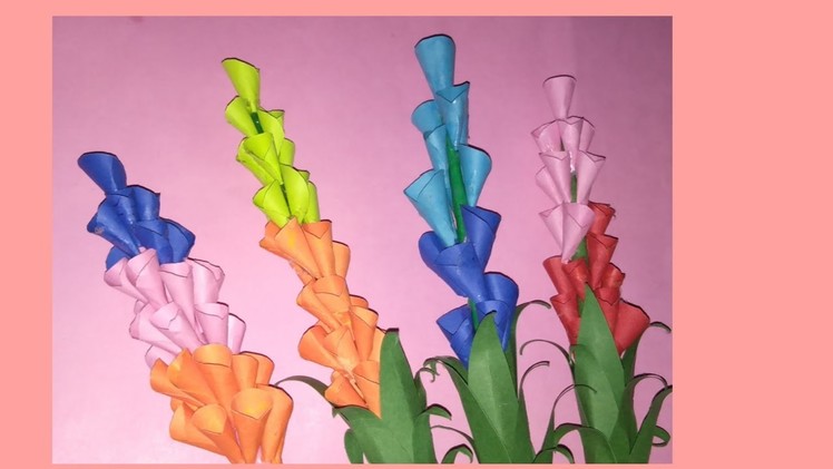 Diy paper flower.handmade paper craft.