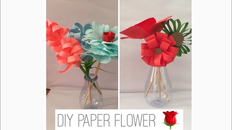 DIY PAPER FLOWERS | PAPER ART | DECORATION IDEAS | FLOWER DECORATION