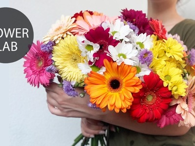 DIY Rainbow Bouquet | How to make a Bouquet | Tutorial 5 minutes bouquet