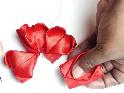 DIY Ribbon Flower | Craft idea for Ribbon flower making
