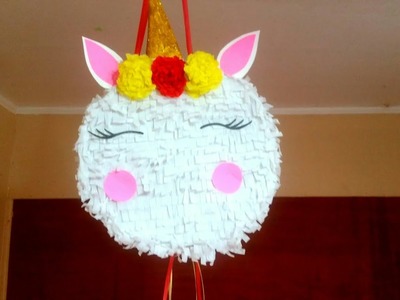 DIY UNICORN PIÑATA VERY EASY PIÑATA