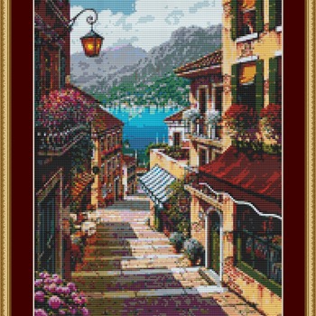 Down To The Shore Cross Stitch Pattern