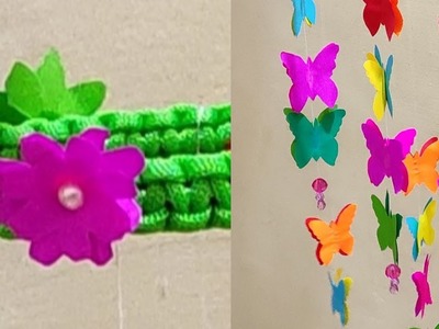 || Easy Paper Craft IDEA || Simple Butterfly Wall Hanging ||