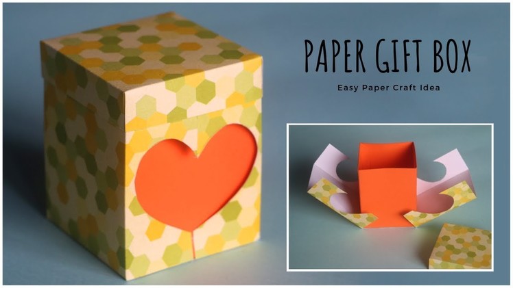 Gift Box DIY Craft | Paper Gift Box | Paper Craft | Heart Box | DIY Gift Ideas