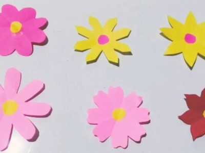 How to make 6 different shapes of flower | Paper craft by Ellen N.