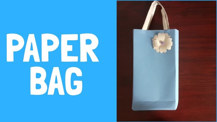 How to make a paper bag | paper bag making | craft cart