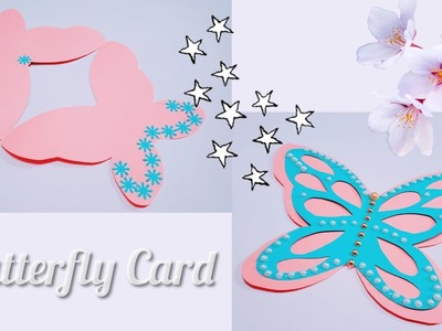 How to make butterfly card. DIY birthday card