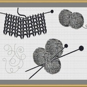 Knitting Cross Stitch Pattern