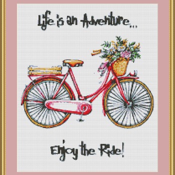 Life Is An Adventure Cross Stitch Pattern