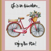 Life Is An Adventure Cross Stitch Pattern