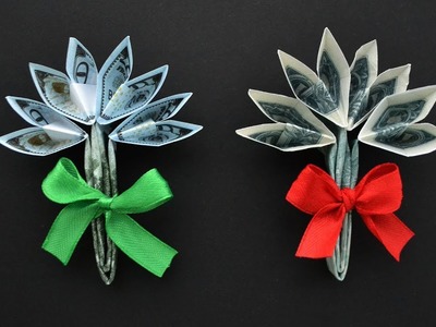 My Money BOUQUET OF FLOWERS | Origami Dollar Tutorial DIY by NProkuda