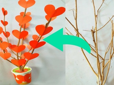 New amazing idea || tree craft with paper || home decoration