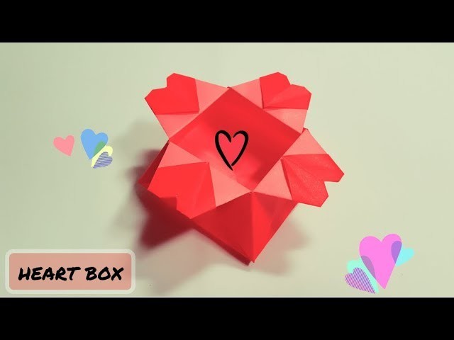 Origami Paper Craft : Heart Box