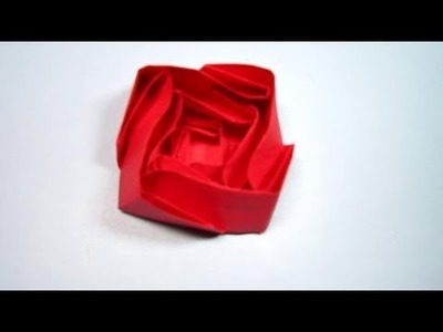 Paper Craft - Make Paper Rose by folding paper