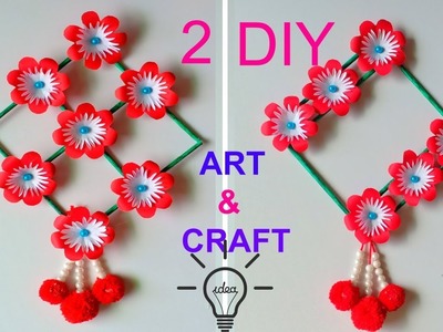 PAPER CRAFT!!! WALL HANGING CRAFT IDEAS!! ROOM DECORATION.DIY ART AND CRAFT