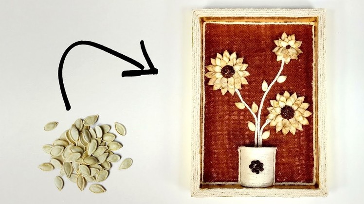 Pumpkin Seeds Craft | DIY Showpiece | Crafts Junction