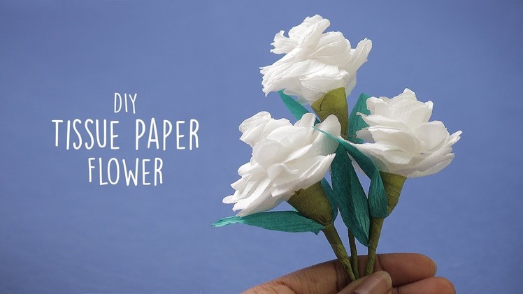 Tissue Flower paper | Paper flowers | Paper craft