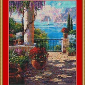 View Of The Sea Cross Stitch Pattern