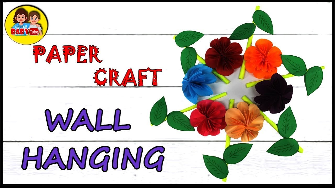 Wall Hanging Paper Craft - Room Decor - DIY Wall Hanging - Easy Crafts