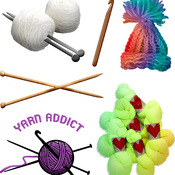 Yarn Addicts Cross Stitch Pattern