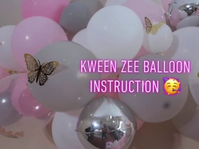 Balloon Garland Tutorial DIY How to instruction backdrop easy