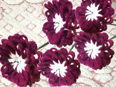 Best out of waste woolen crafts ideas how to make. Easy Flower Making Tutorial. DIY Room Decor