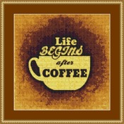 Coffee Cross Stitch Pattern