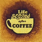 Coffee Cross Stitch Pattern