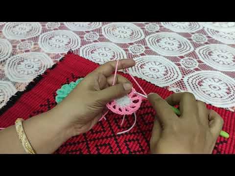 Crochet 3d flower ( কুরুশের ফুল)
