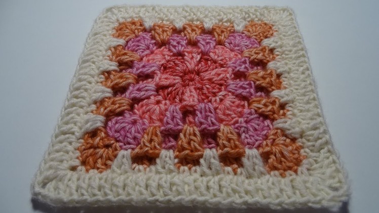 Crochet 3D Granny Square - English